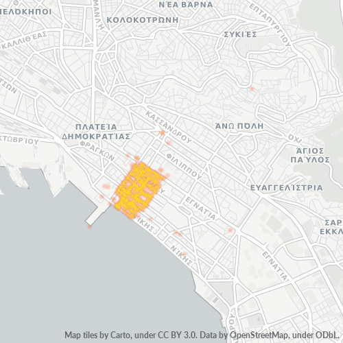546 24 Χάρτης θερμότητας πυκνότητας επιχείρησης