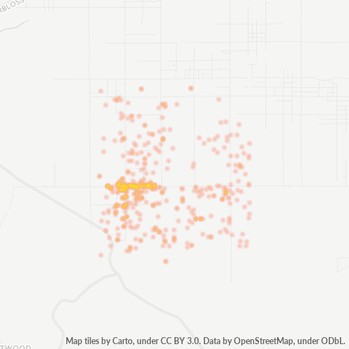92371 Business Density Heatmap