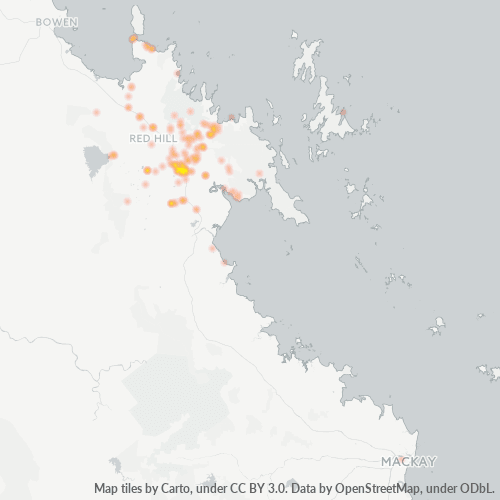 4800 Business Density Heatmap