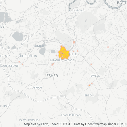 KT7 Business Density Heatmap