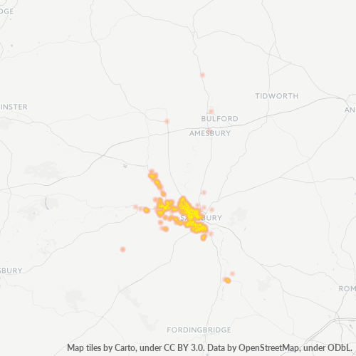 SP2 Business Density Heatmap