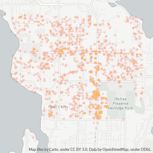 98311 Business Density Heatmap