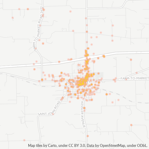 78956 Business Density Heatmap