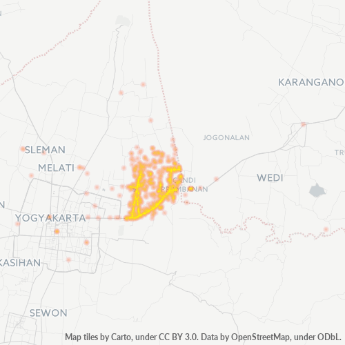 55571 Peta Panas Densitas Bisnis