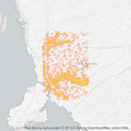 86403 Business Density Heatmap