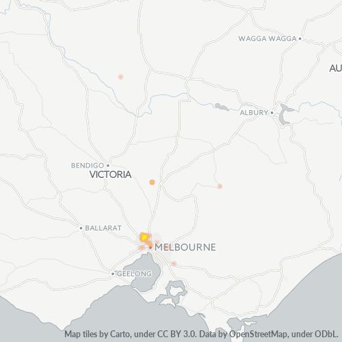 3043 Business Density Heatmap
