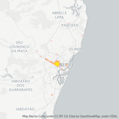 50610-000 Heatmap de Densidade da Empresa