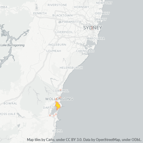 2502 Business Density Heatmap