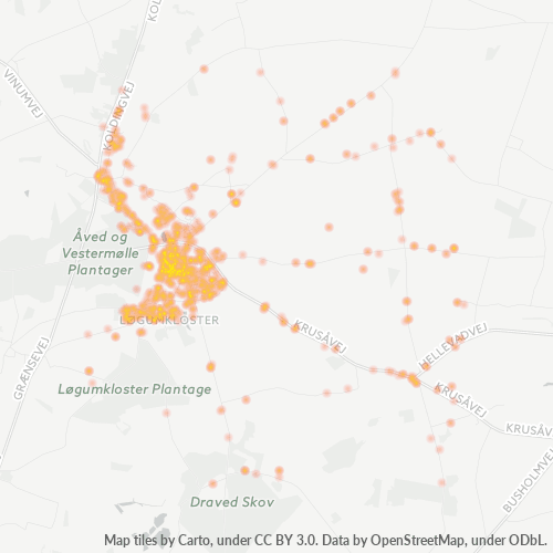 6240 Heatmap over forretningstæthed