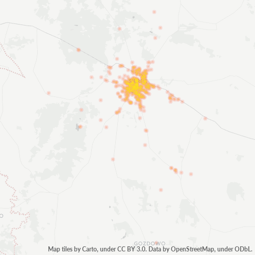 09-200 Mapa intensywności działalności gospodarczej