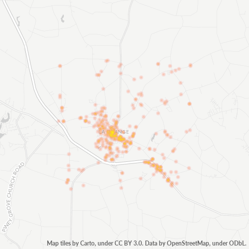 28551 Business Density Heatmap