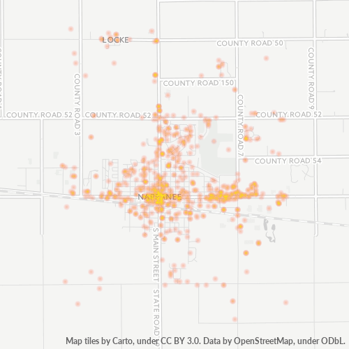 46550 Business Density Heatmap