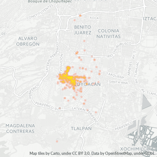 04360 Mapa de calor de densidad empresarial