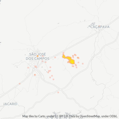 12225-000 Mapa de calor de densidad empresarial
