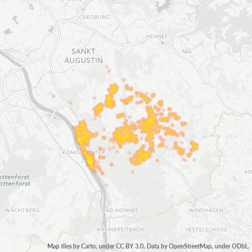 Heatmap für plz 53639