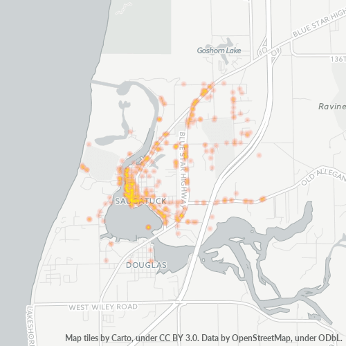 49453 Business Density Heatmap