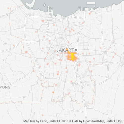 12830 Peta Panas Densitas Bisnis