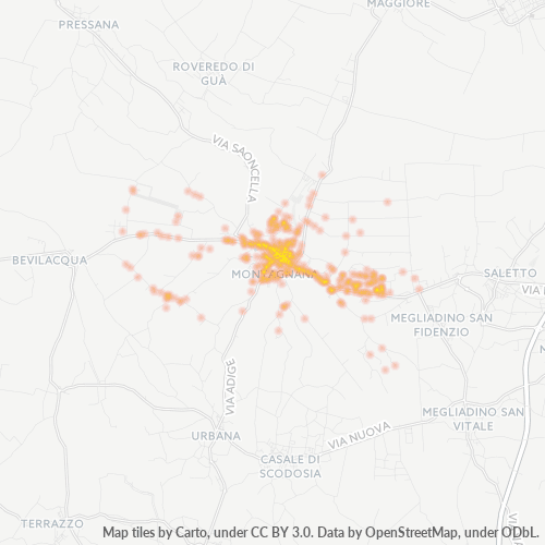 Mappa di calore per cap 35044
