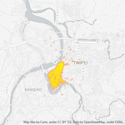 108 商業密度熱圖
