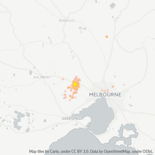 3340 Business Density Heatmap