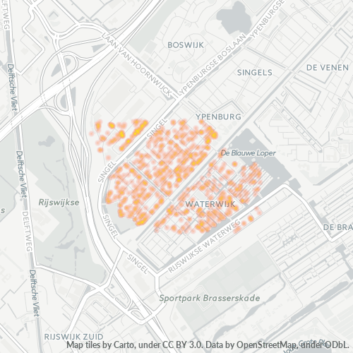 2497 Heatmap Bedrijfsdichtheid