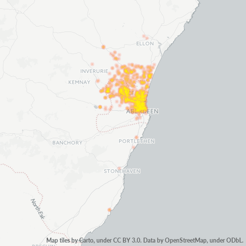 AB2 Business Density Heatmap