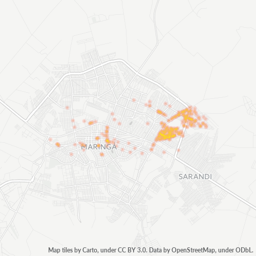 87047-000 Heatmap de Densidade da Empresa
