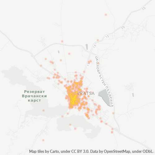 3000 Топлинна карта на бизнеса