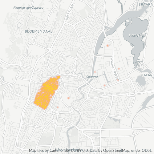 2013 Heatmap Bedrijfsdichtheid