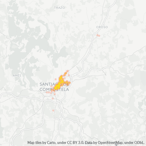 15703 Mapa de calor de densidad empresarial