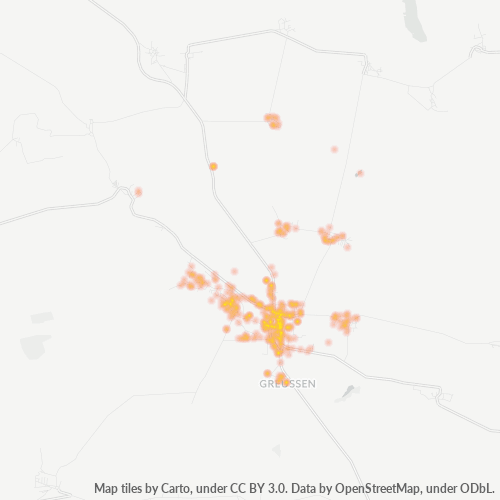 Heatmap für plz 99718