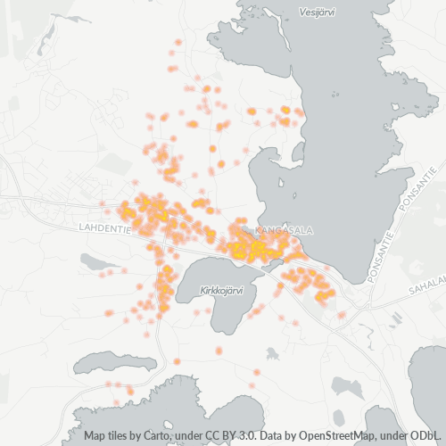 36200 Yritystiheys lämpökarttana