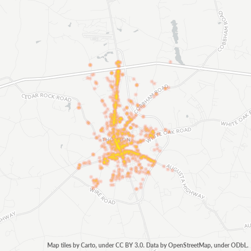 30824 Business Density Heatmap