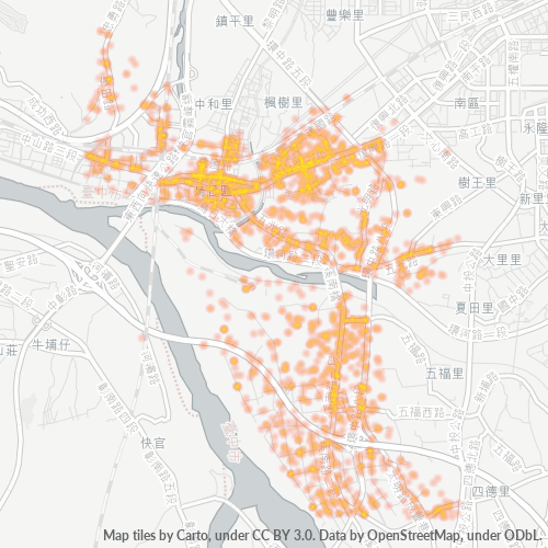 414 商業密度熱圖