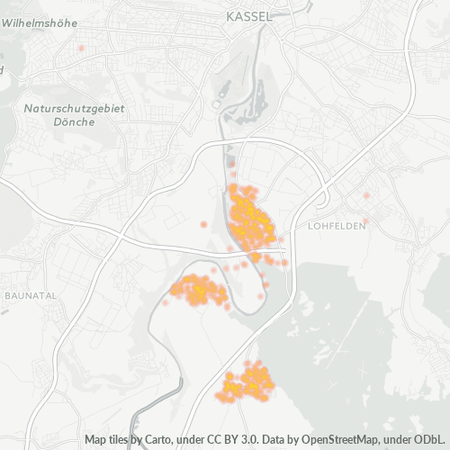 Heatmap für plz 34277