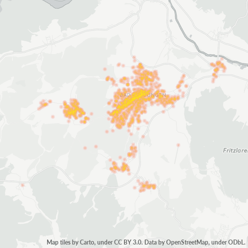 Heatmap für plz 34537