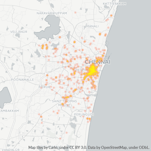 600002 Business Density Heatmap