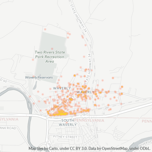 14892 Business Density Heatmap