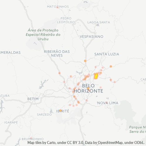 31950-000 Heatmap de Densidade da Empresa
