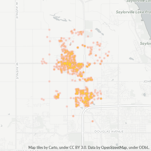 50111 Business Density Heatmap
