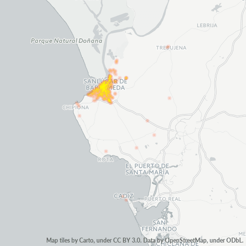 Mapa de calor para código postal 11540