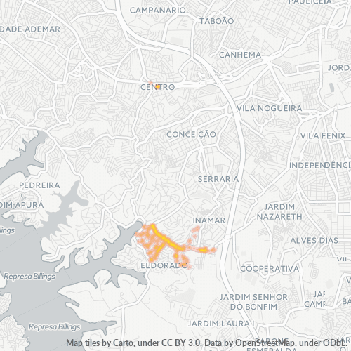 09972-000 Heatmap de Densidade da Empresa
