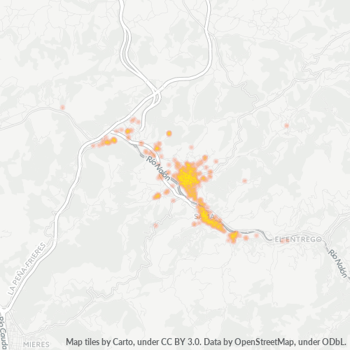 Mapa de calor para código postal 33930