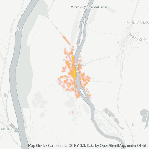 2300 Vállalati sűrűségi térkép