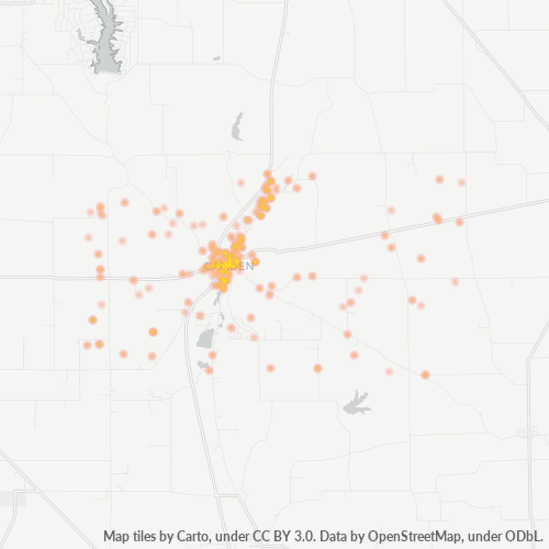 45311 Business Density Heatmap