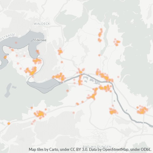 Heatmap für plz 34549