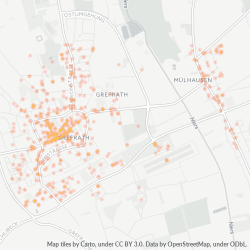 Heatmap für plz 47929