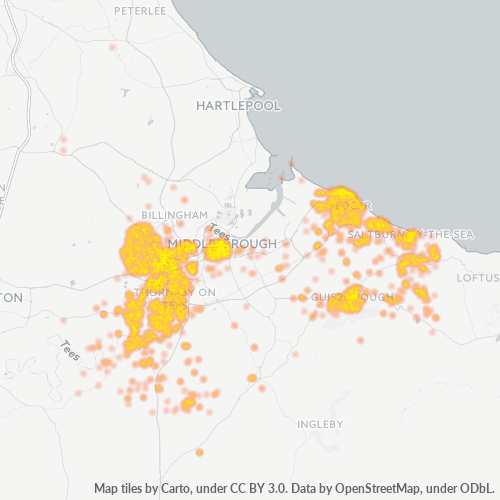 TS1 Business Density Heatmap