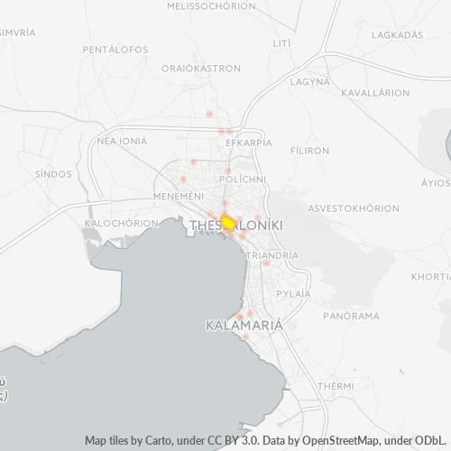 546 30 Χάρτης θερμότητας πυκνότητας επιχείρησης