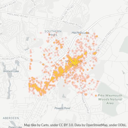 28387 Business Density Heatmap